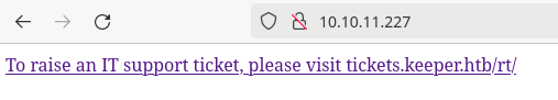 Http server no vhost